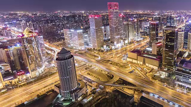 时间的流逝——中国北京的城市景观