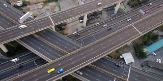 高清高速公路俯视图，交通工业概念