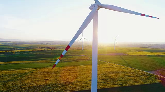 可再生能源-农业领域的风力涡轮机