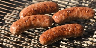 Grilling Sausage on the Barbecue