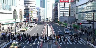 新宿东京的交通状况