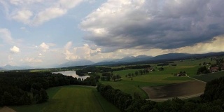 无人机视频:巴伐利亚Abtsee湖