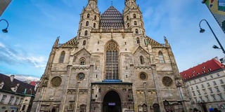 4K时间流逝:维也纳圣斯蒂芬斯大教堂