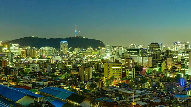北川韩屋村与韩国首尔市的时间流逝