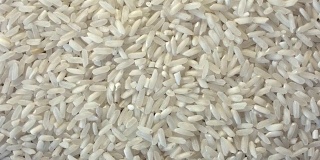 White rice heap on the table