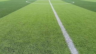 artificial grass football field in Mae Hia,Chiang Mai,Thailand视频素材模板下载