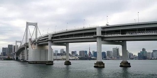 延时彩虹桥与东京塔