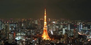 东京塔，东京市，日本