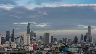 4K曼谷夜景的时间流逝视频素材模板下载