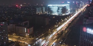 T/L WS HA TU Downtown Beijing at Night /中国北京