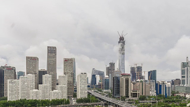 时光流逝——令人敬畏的北京云景