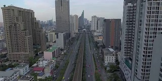 鸟瞰图:曼谷市景