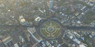 鸟瞰图:曼谷市景