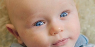 宝宝的美丽的眼睛
