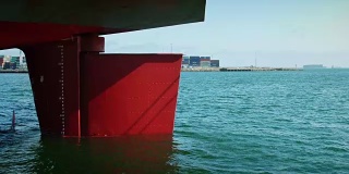 集装箱船的舵
