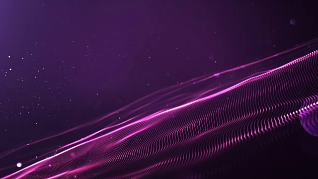 4k抽象波背景环(紫色)