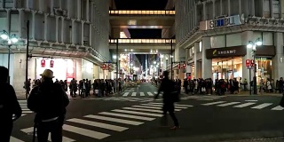 东京涩谷的人群