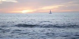 Puerto Vallarta墨西哥太平洋自然景观电影图片视频与帆船