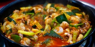 辣汤章鱼-韩式料理
