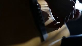 练习原声吉他视频素材模板下载