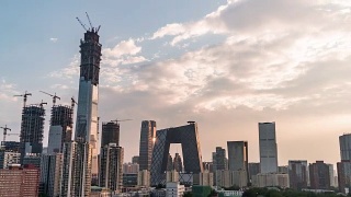 时光流逝——北京城市天际线(PAN)视频素材模板下载