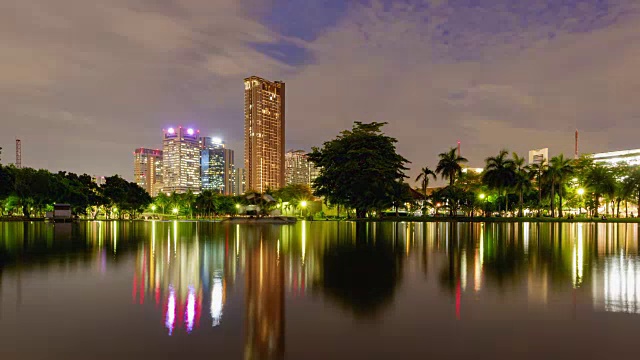 Wonderlust - City Breaks: 4K时间推移白天到晚上的曼谷城市景观建筑与ProRes 422HQ全尺寸4K。