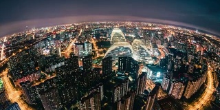 空中和鱼眼美景/北京，中国