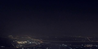 迪拜Intl。机场，进近和降落(POV射击夜间)