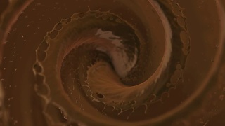 巧克力漩涡视频素材模板下载