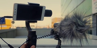 Gimbal开始在Instagram igtv直播屋顶微视频博客