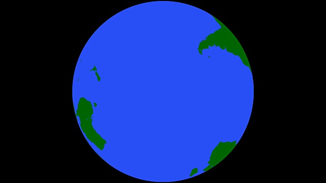 地球地球，绿色大陆，蓝色海洋
