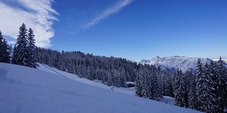 Silvretta Montafon Valley in Winter