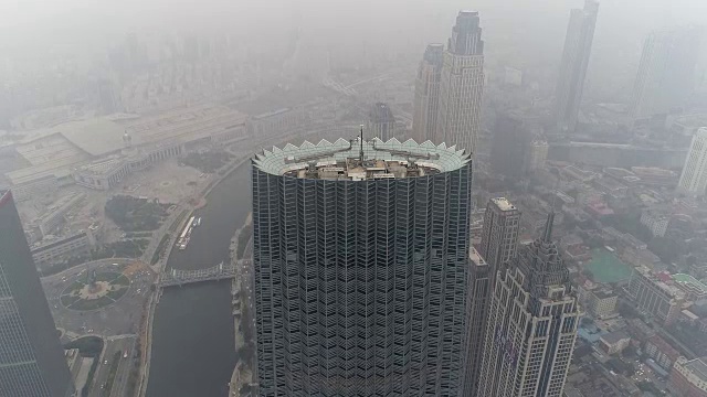 天津环球金融中心鸟瞰图