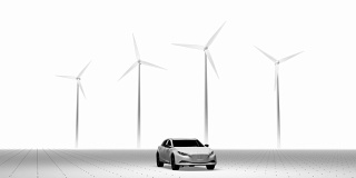 电动汽车和风力涡轮机