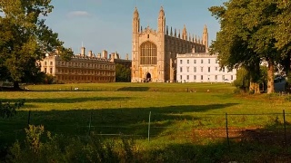 国王学院，剑桥，英国视频素材模板下载