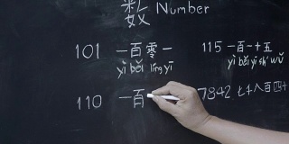 在教室里学习汉语拼音。