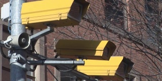 黄色闭路电视监控摄像机(HDV)