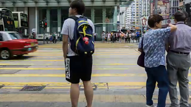 4K时光流逝:香港购物街