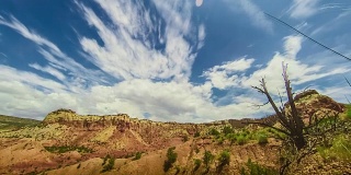 时间流逝新墨西哥沙漠正午GoPro
