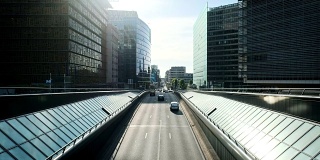 布鲁塞尔的街道交通