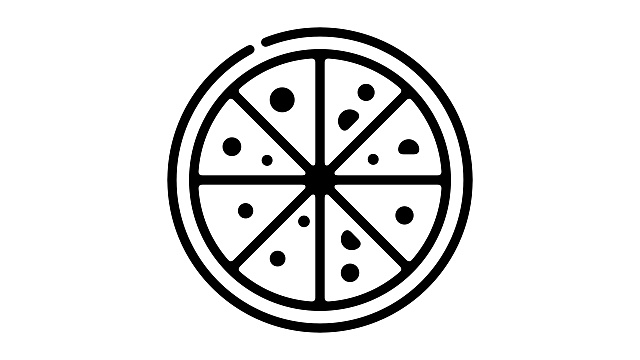 披萨线运动图形