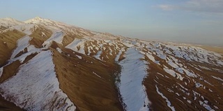 中国新疆的雪山风光