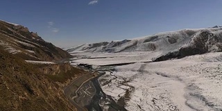 雪山，独库公路，新疆，中国