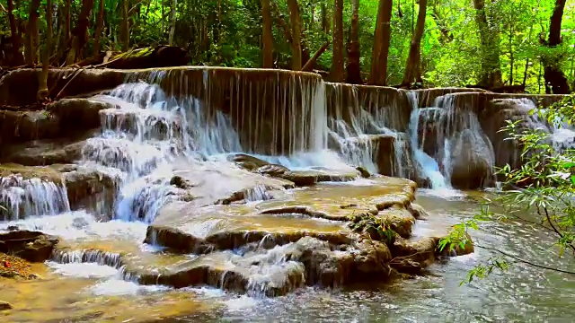 Huay Mae Kamin Waterfall,Kanchanaburi, Thailand