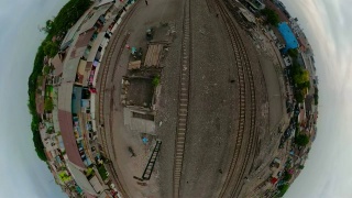 印尼泗水的火车站视频素材模板下载