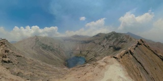 活火山与火山口Bromo，贾瓦，印度尼西亚