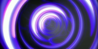 紫色灯光的抽象隧道