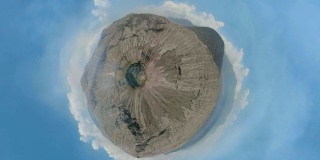活火山与火山口Bromo，贾瓦，印度尼西亚