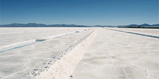 阿根廷的盐滩。