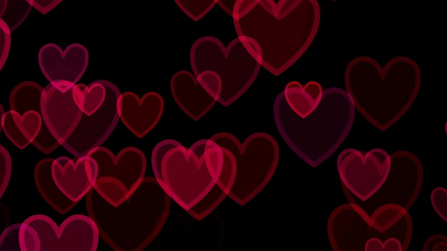 Pink Hearts Valentines Background